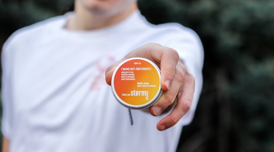 Baume anti-frottements STORM SKINWEAR box Athletes running club d'avril 2024
