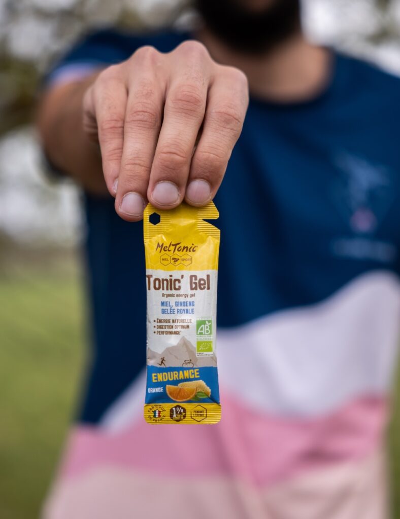 Gel naturel au miel pour effort course à pied