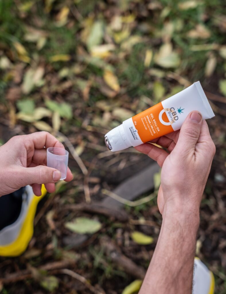 Gels bienfaits du CBD pour effort et running