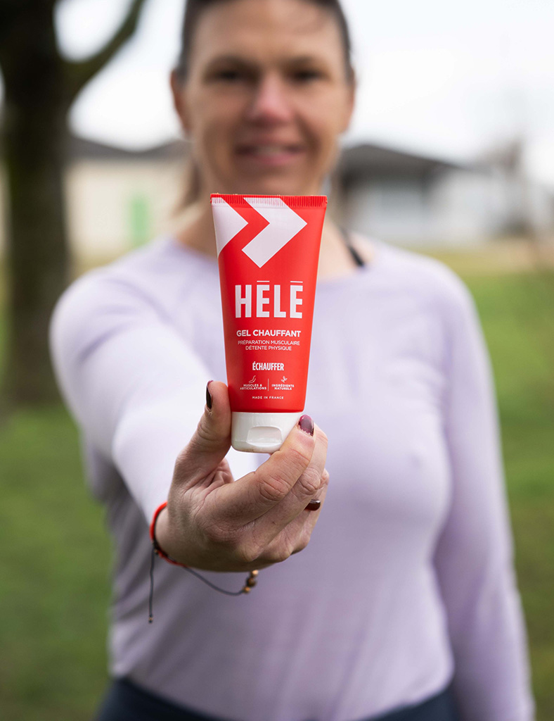 Gel chauffant HÉLÉ : préparez et soulagez vos muscles
